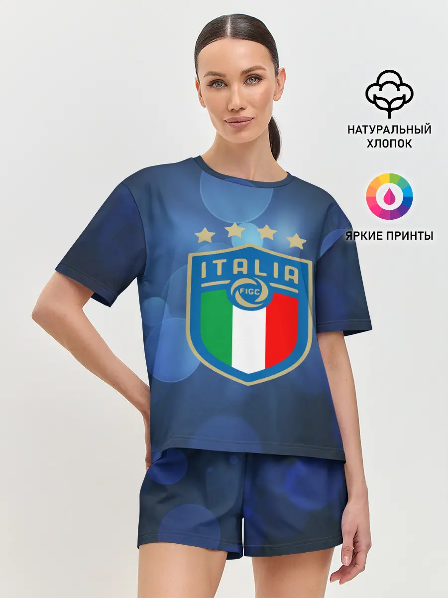 Женская пижама с шортами / Сборная Италии