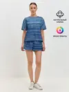 Женская пижама с шортами / Texture. Denim