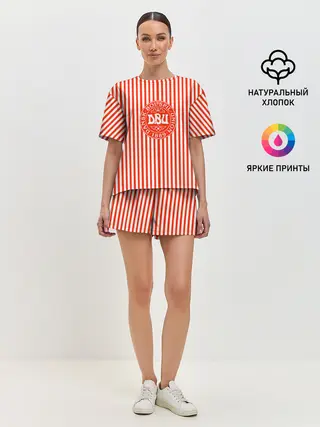 Женская пижама с шортами / Сборная Дании