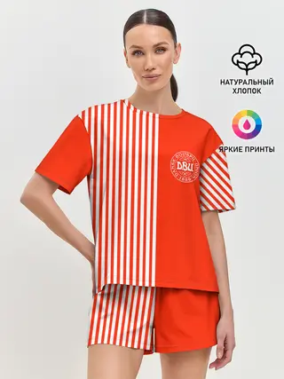 Женская пижама с шортами / Сборная Дании.