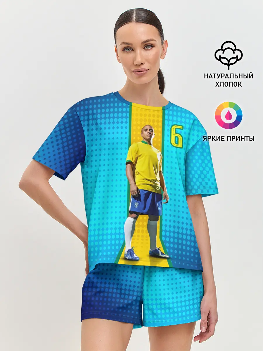 Женская пижама с шортами / Р. Карлос | Бразилия