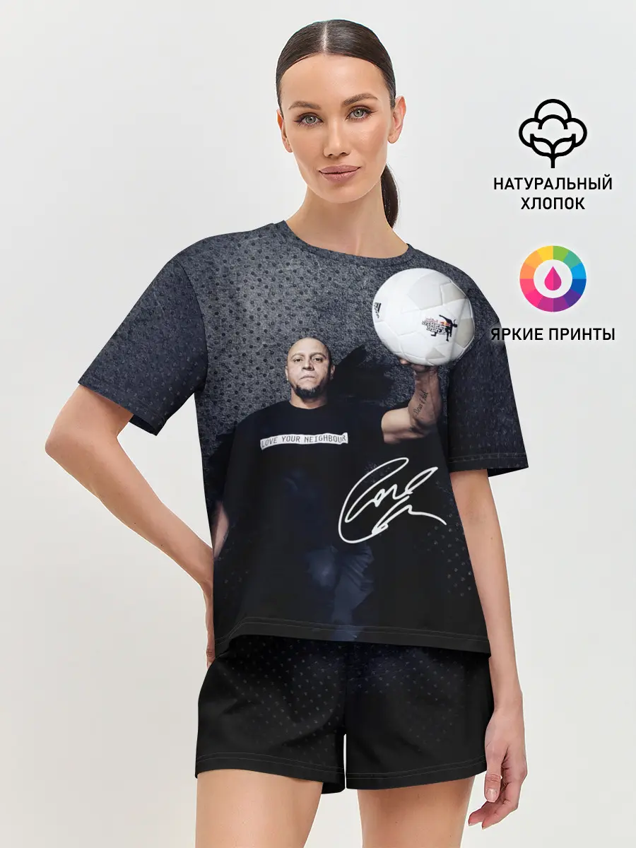 Женская пижама с шортами / Roberto Carlos | Подпись