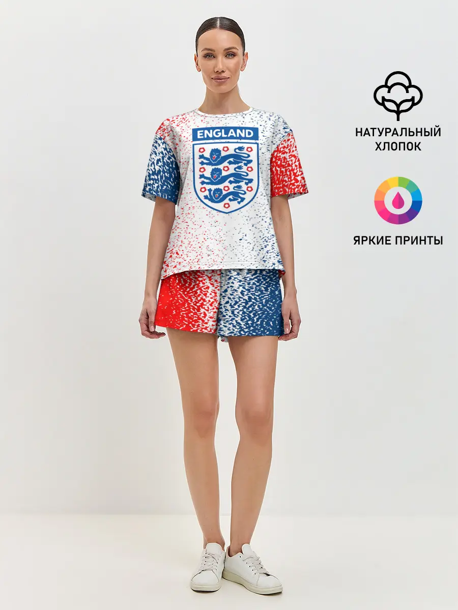 Женская пижама с шортами / Сборная Англии