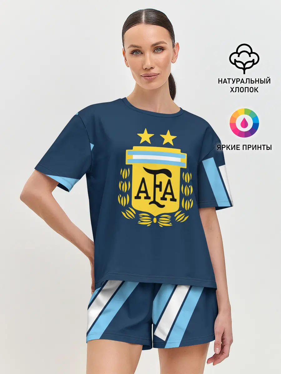 Женская пижама с шортами / Сборная Аргентины
