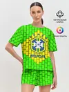 Женская пижама с шортами / Сборная Бразилии