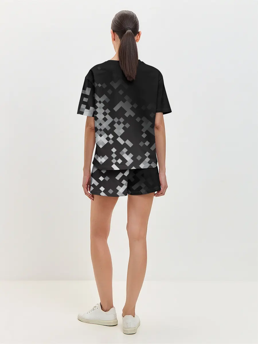 Женская пижама с шортами / LAND ROVER ГОРОДСКОЙ КАМУФЛЯЖ