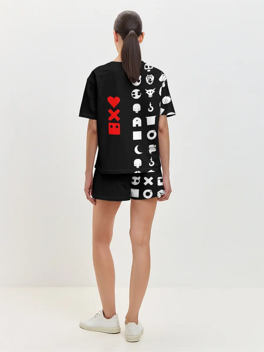 Женская пижама с шортами / Любовь, смерть и роботы