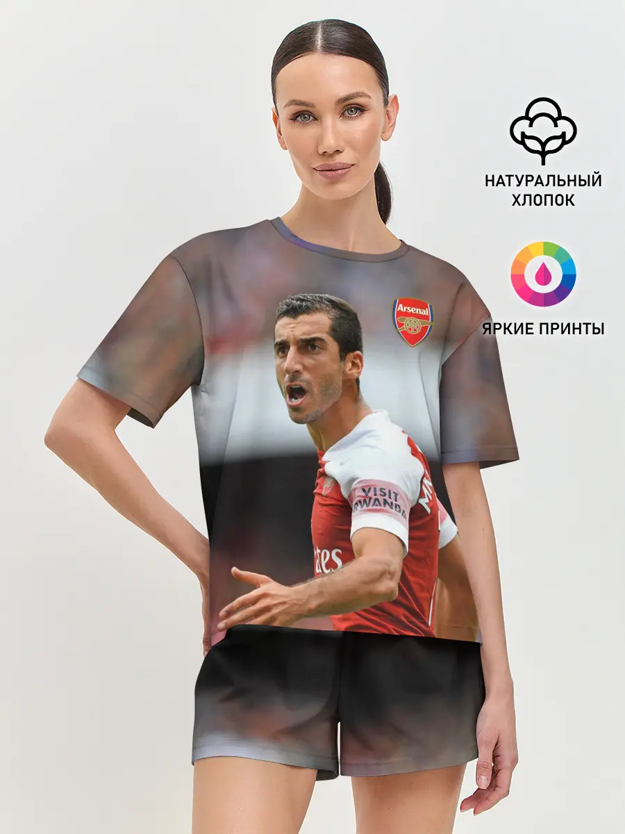 Женская пижама с шортами / H. Mkhitaryan | Arsenal