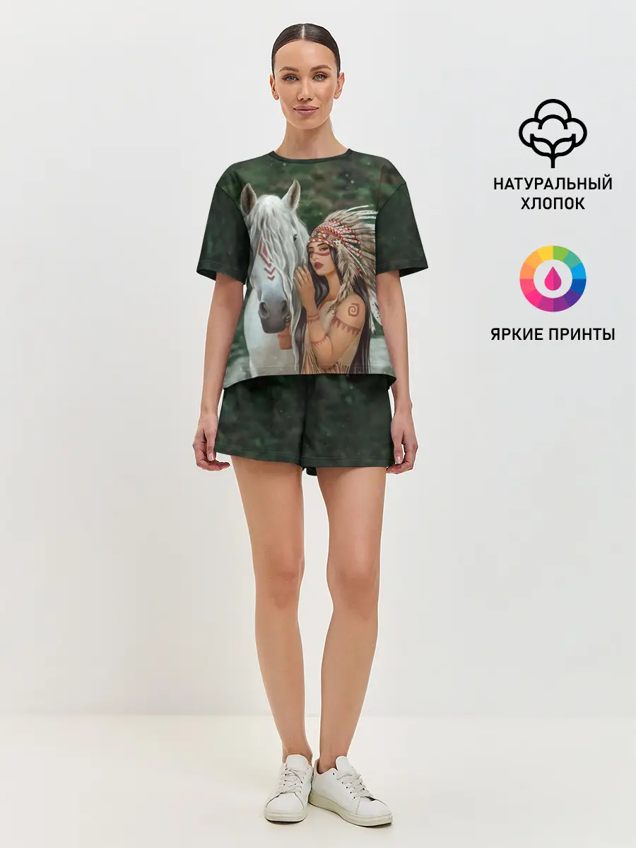 Женская пижама с шортами / Дочь вождя