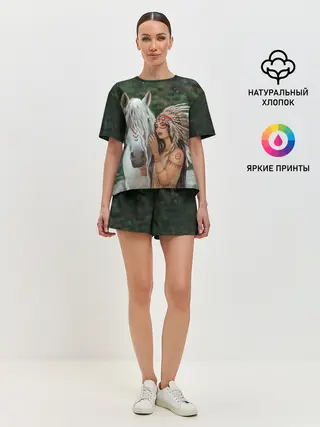 Женская пижама с шортами / Дочь вождя