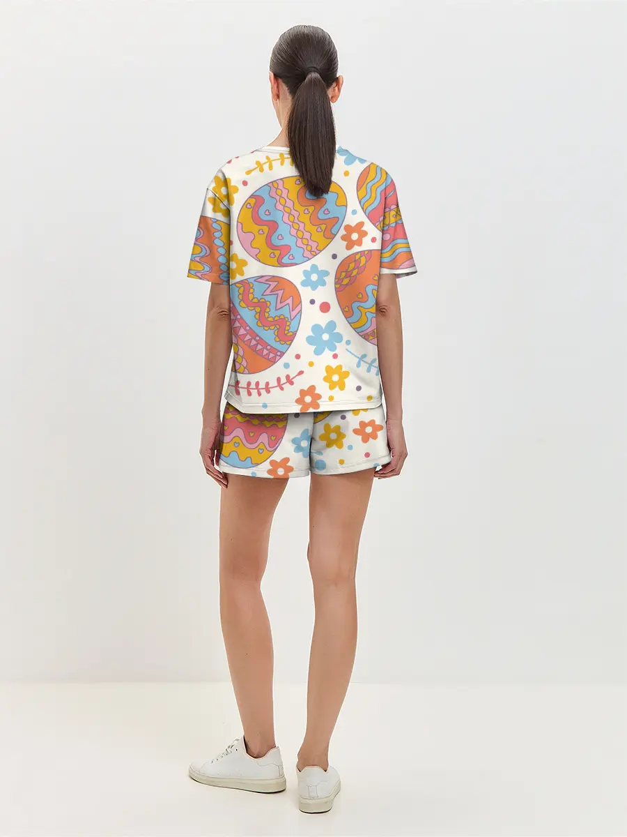 Женская пижама с шортами / Пасха