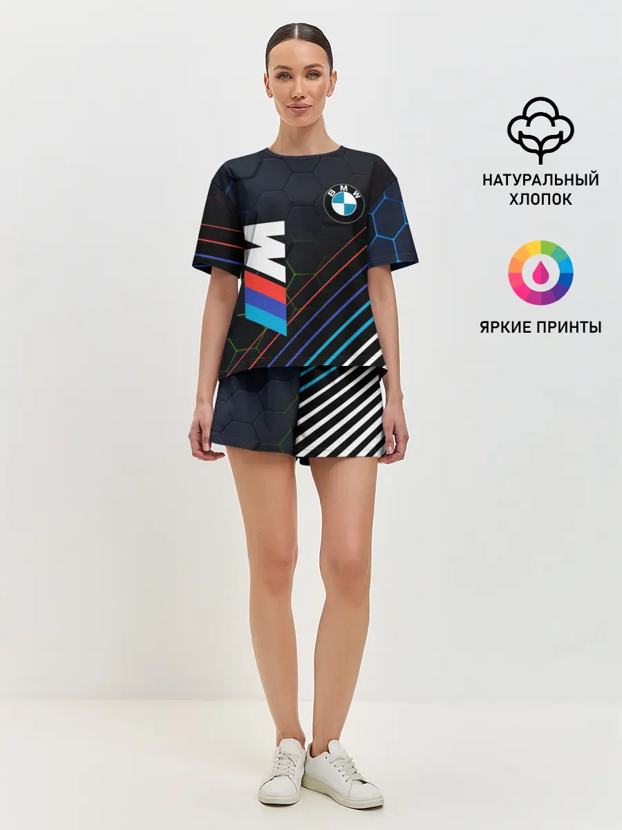 Женская пижама с шортами / BMW / БМВ / M COMPETITION
