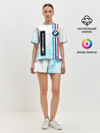 Женская пижама с шортами / BMW / БМВ / M PERFORMANCE