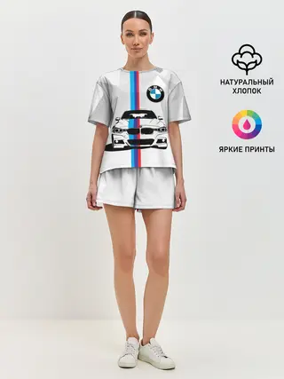 Женская пижама с шортами / BMW / БМВ / M PERFORMANCE