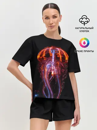 Женская пижама с шортами / Медуза | Jellyfish