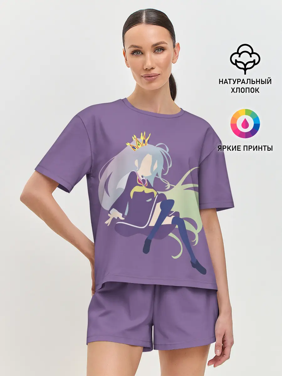 Женская пижама с шортами / Широ арт