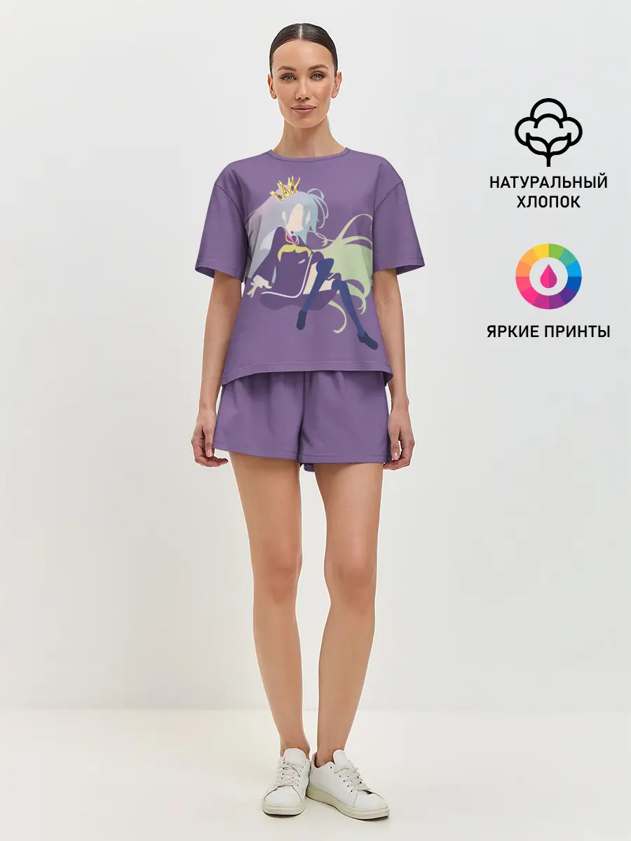 Женская пижама с шортами / Широ арт