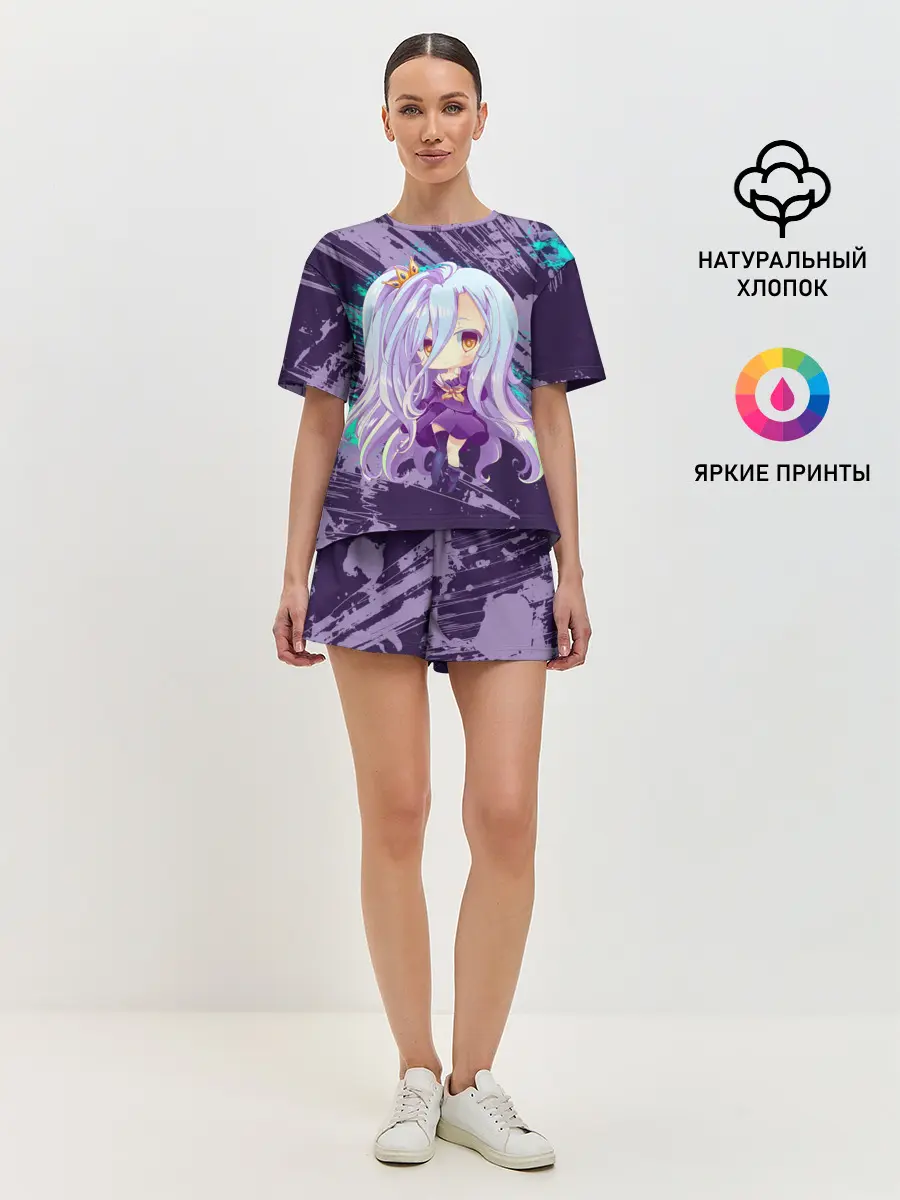 Женская пижама с шортами / Shiro art