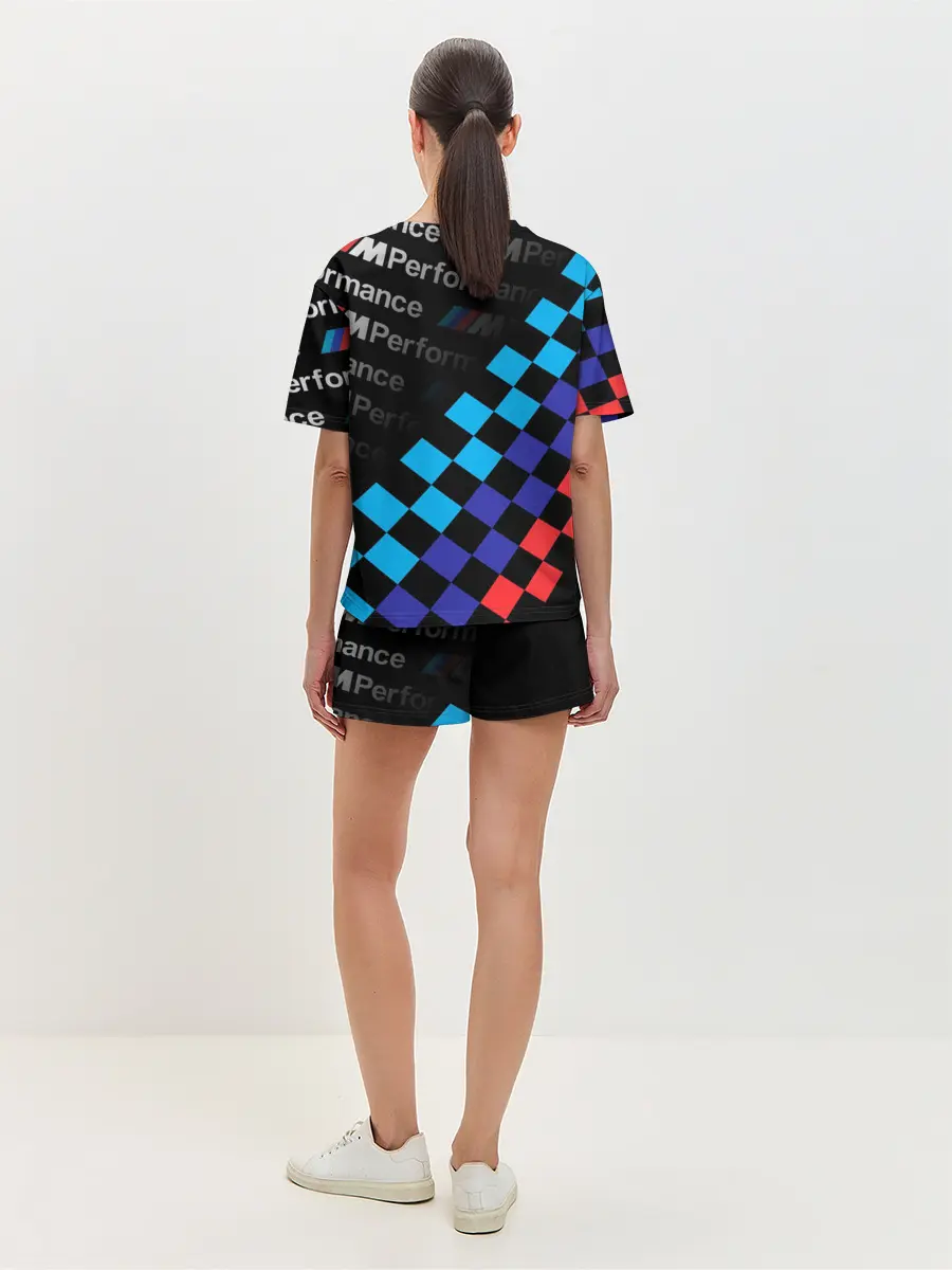 Женская пижама с шортами / BMW / ФЛАГ/ M PERFORMANCE