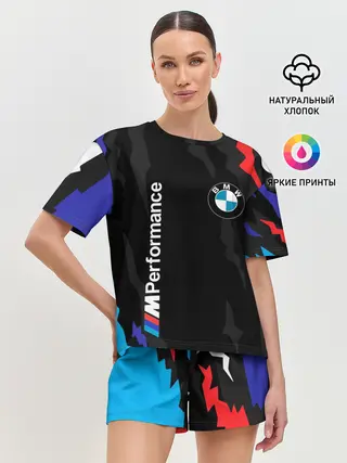 Женская пижама с шортами / BMW M PERFORMANCE / БМВ М