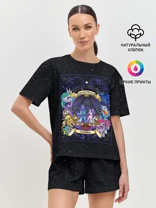 Женская пижама с шортами / Магия дружбы