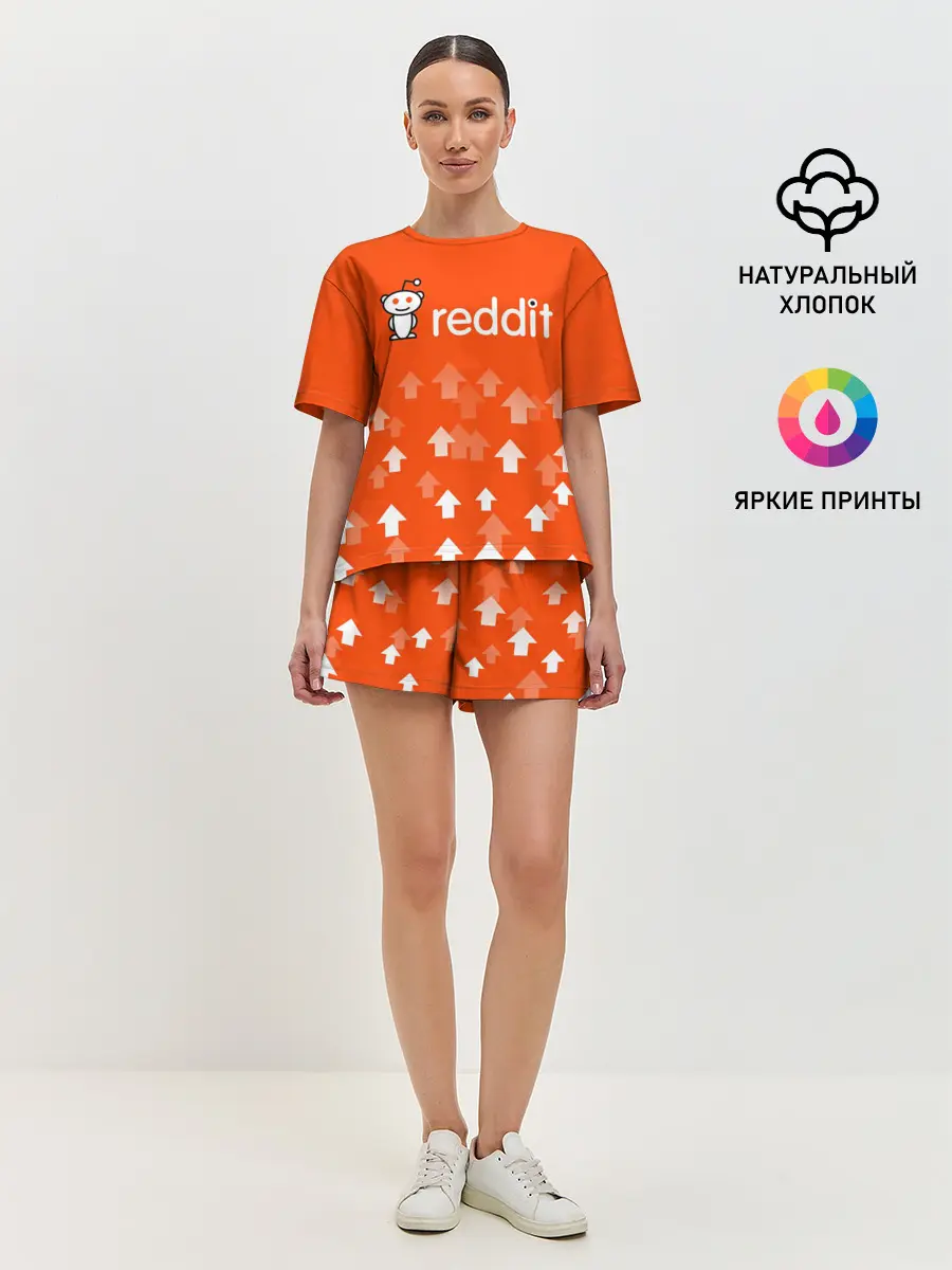 Женская пижама с шортами / REDDIT / РЕДДИТ / UPVOTED
