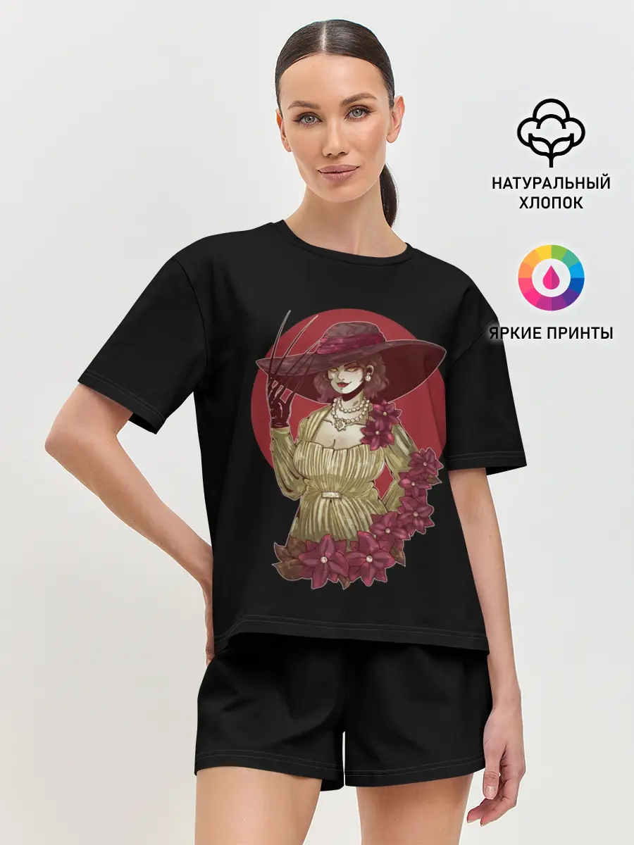 Женская пижама с шортами / Мадам Димитреску