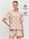 Женская пижама с шортами / Звери | Корги