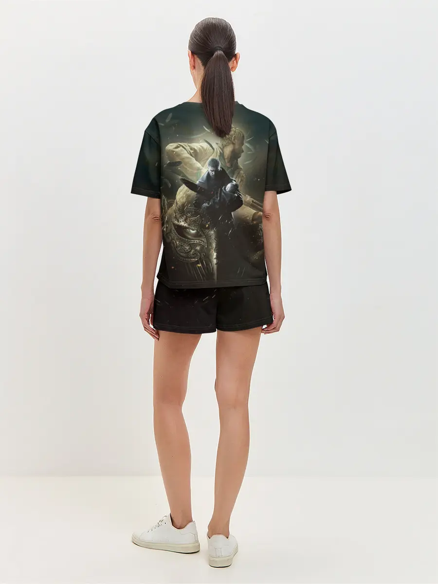 Женская пижама с шортами / Итан,Крис и деревня RE8