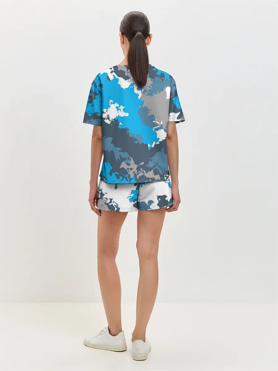 Женская пижама с шортами / Камуфляж