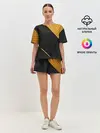 Женская пижама с шортами / 3D BLACK & GOLD