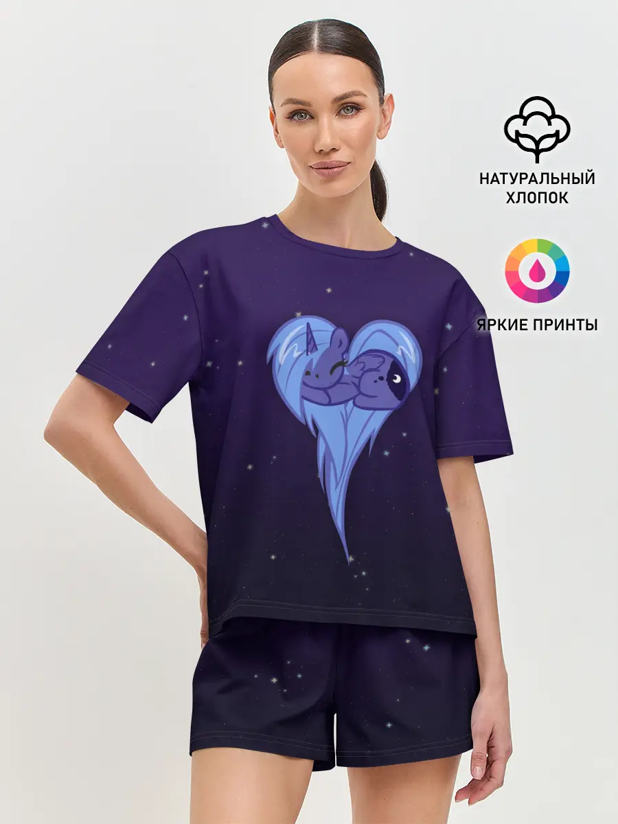 Женская пижама с шортами / Princess Luna
