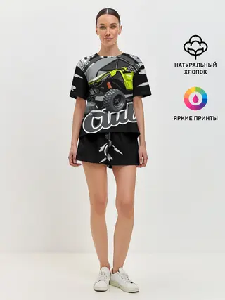Женская пижама с шортами / Внедорожный