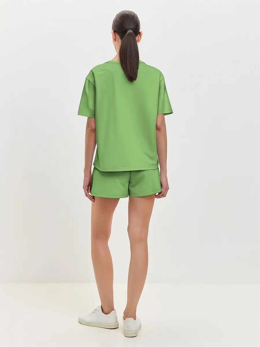 Женская пижама с шортами / Mizuki play the flute