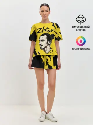 Женская пижама с шортами / ЗЛАТАН ИБРАГИМОВИЧ / ZLATAN