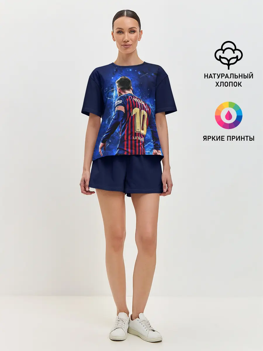 Женская пижама с шортами / Leo Messi | Лео Месси | 10