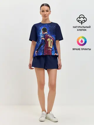 Женская пижама с шортами / Leo Messi | Лео Месси | 10