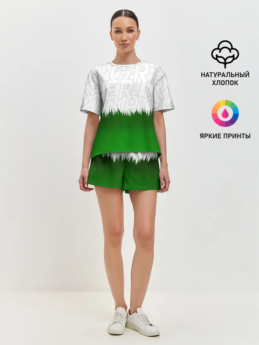 Женская пижама с шортами / GREEN POWER