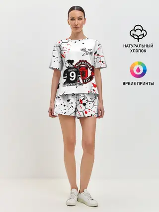 Женская пижама с шортами / ЗЛАТАН ИБРАГИМОВИЧ / МАНЧЕСТЕР