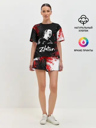 Женская пижама с шортами / ЗЛАТАН ИБРАГИМОВИЧ / ZLATAN