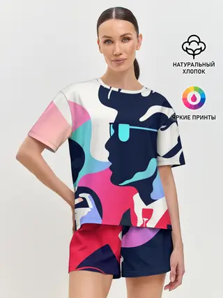 Женская пижама с шортами / Персонаж