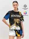 Женская пижама с шортами / КАРИМ БЕНЗЕМА / РЕАЛ МАДРИД