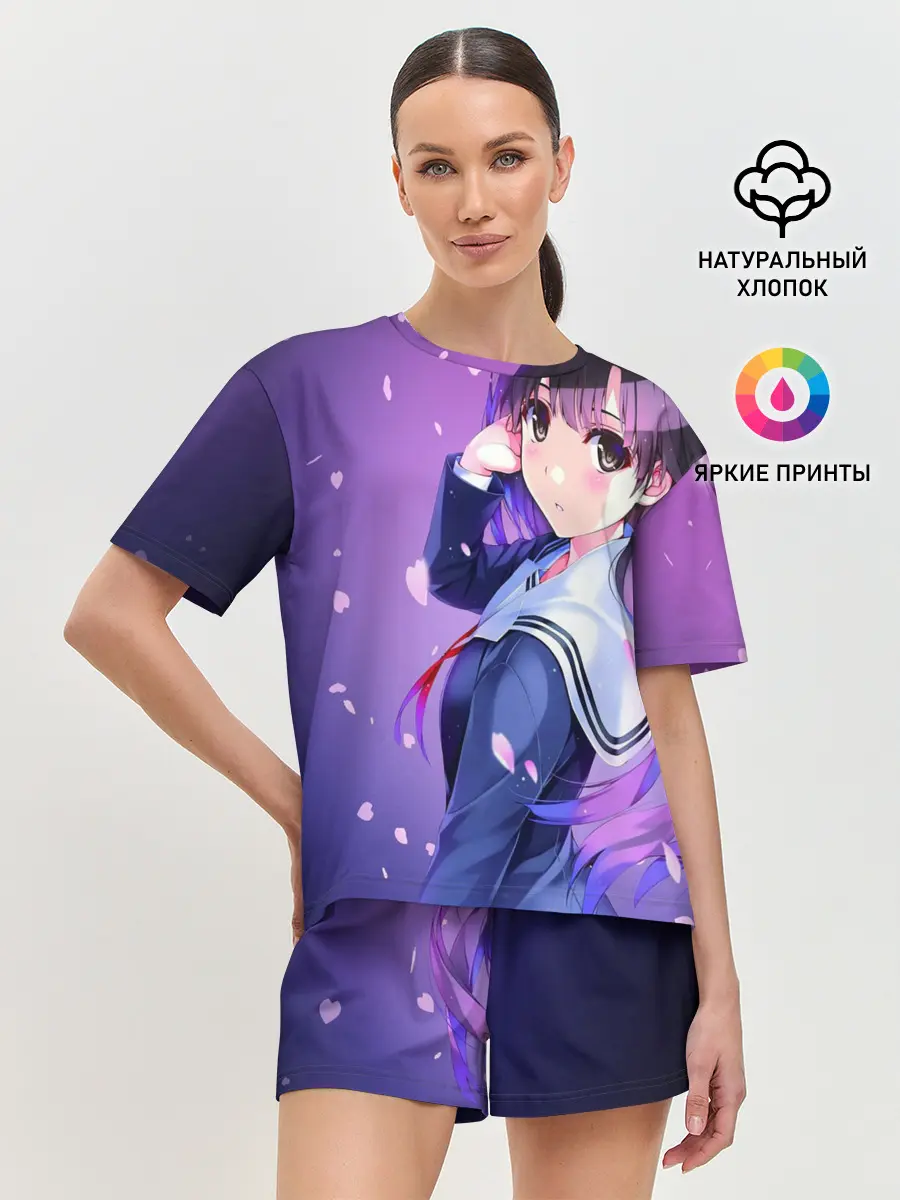 Женская пижама с шортами / Морячка