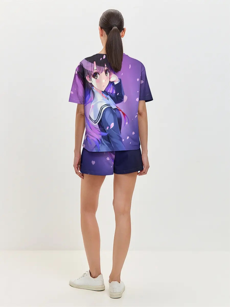 Женская пижама с шортами / Морячка