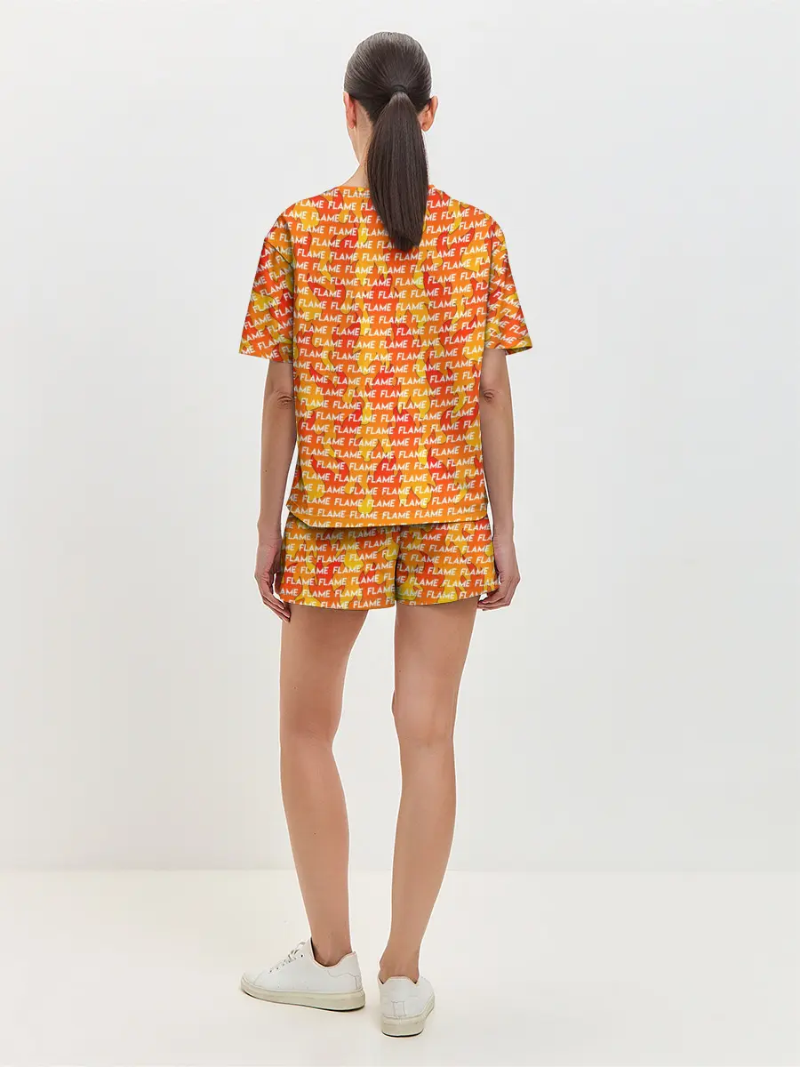 Женская пижама с шортами / РЫЖЕЕ ПЛАМЯ | GINGER FLAME