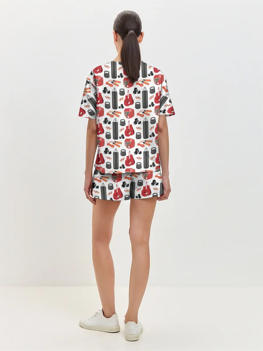 Женская пижама с шортами / Бокс