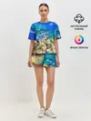 Женская пижама с шортами / Морской мир