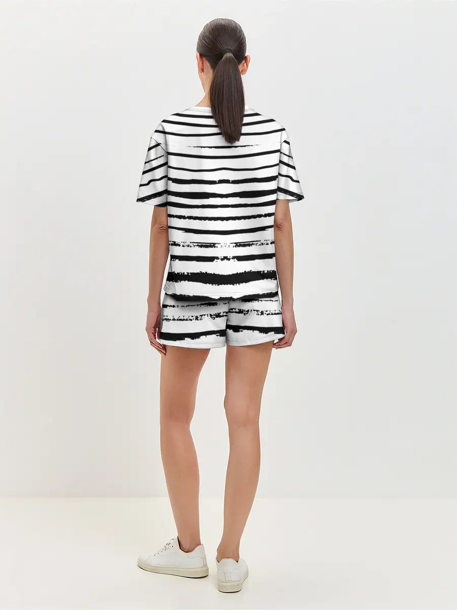 Женская пижама с шортами / СЕВЕРНЫЙ ФЛОТ ТЕЛЬНЯШКА ВМФ