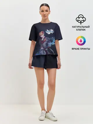 Женская пижама с шортами / Genshin Impact. Tartaglia