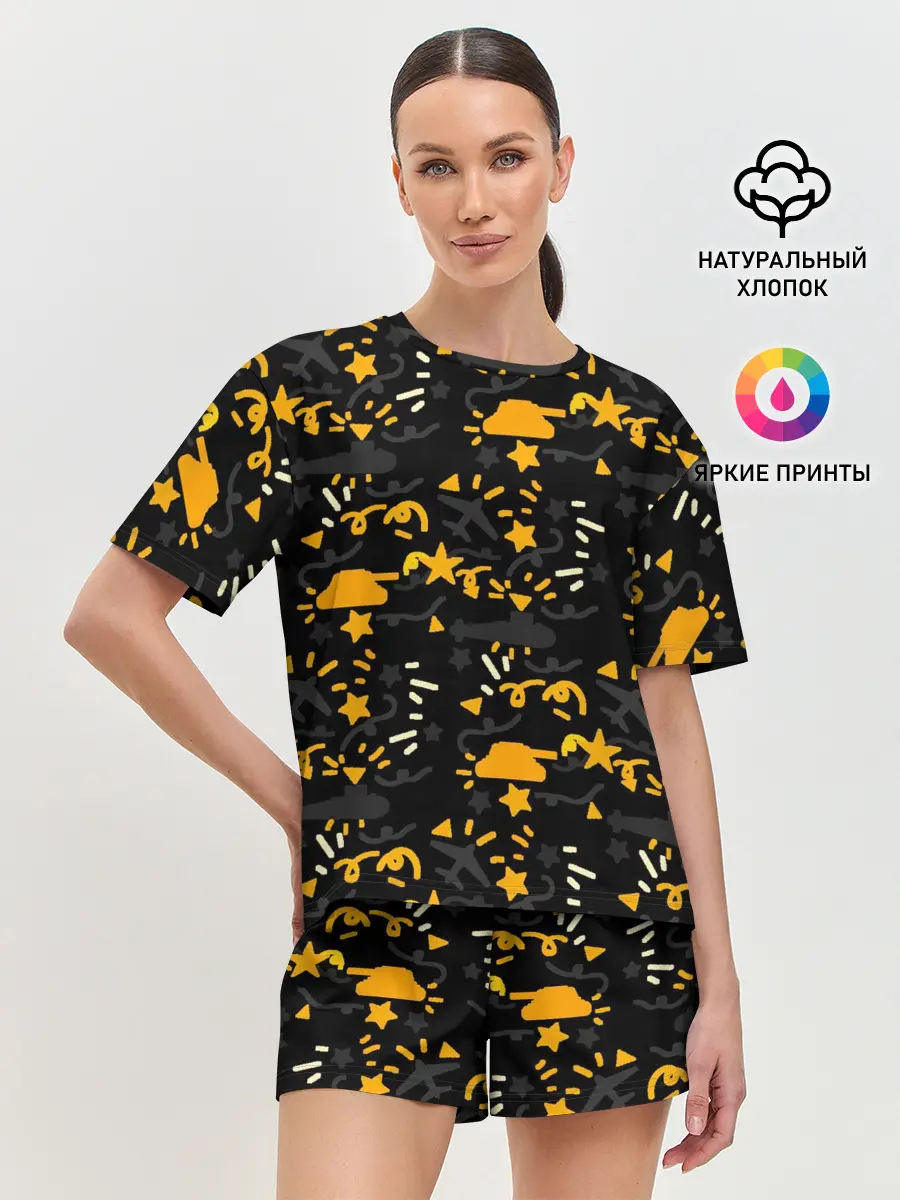 Женская пижама с шортами / День победы